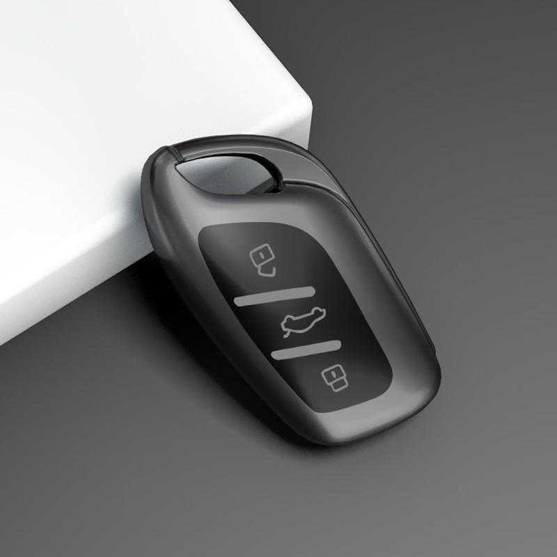 TPU Car Key Case Cover For Roewe RX5 MG3 MG5 MG6 MG7 MG ZS GT GS 350 360 750 W5 Accessories Car-Styling Keychain
