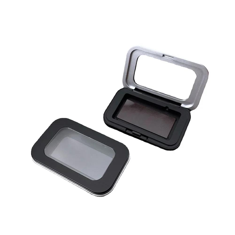 Black Rectangle Sewing Needle Storage Case Magnetic Embroidery Needles Holder Buttons Pins Workbox Box For Tool Accessories