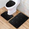 Halloween Bathroom Three-Piece Floor Mat Household Door Mat Bedroom Living Room Carpet