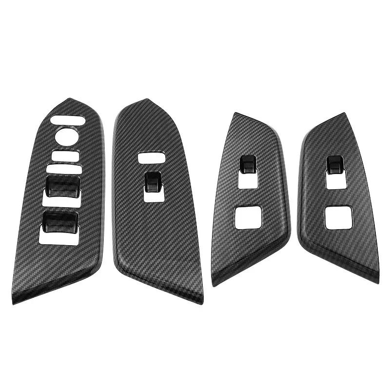 ABS Car Window Glass Lift Switch Button Trim Cover For Honda CRV CR-V 2017 2018     Hybrid Interior Accessories