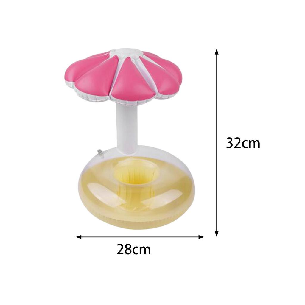 Floating Cup Holder Inflatable Drink Decoration Pool Floats Floaties