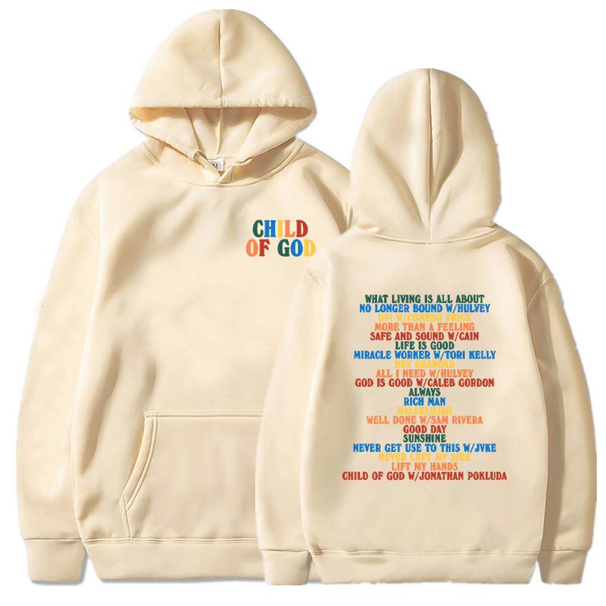 Herrenbekleidung Child of God Tour 2024 Forrest Frank Hoodies Bequeme, weiche Sweatshirts mit Moletom-Buchstaben-Grafikdruck Winter