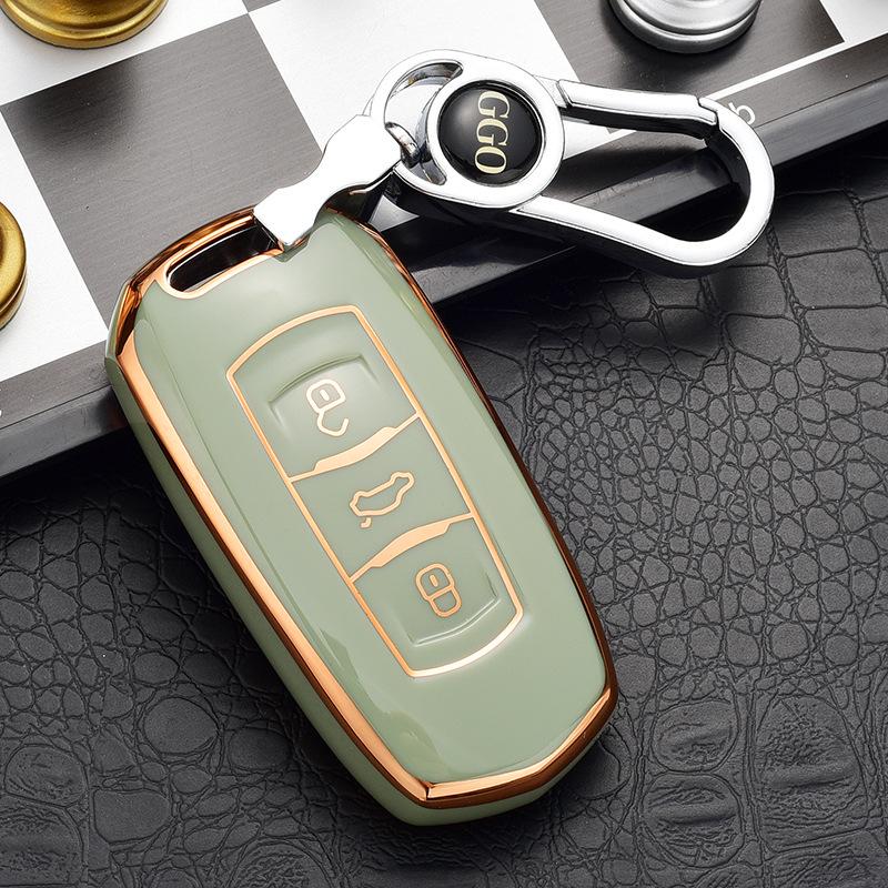 Fits Geely Key Case Cover for Emgrand GS, Boyue, New Million, GL Smart, Borui, Vision X6, Car Shell Buckle