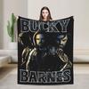 Thunderbolts Bucky Barnes Poster Decke Flanell Winter Soldier Warme Überwurfdecken Flugzeug Reise Zuhause Sofa Plüsch Dünne Steppdecke