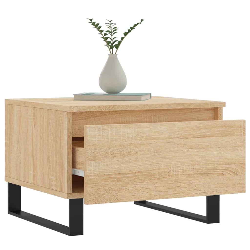  Coffee Table, Sonoma Oak, 50x46x35 Cm, Wood-based Material