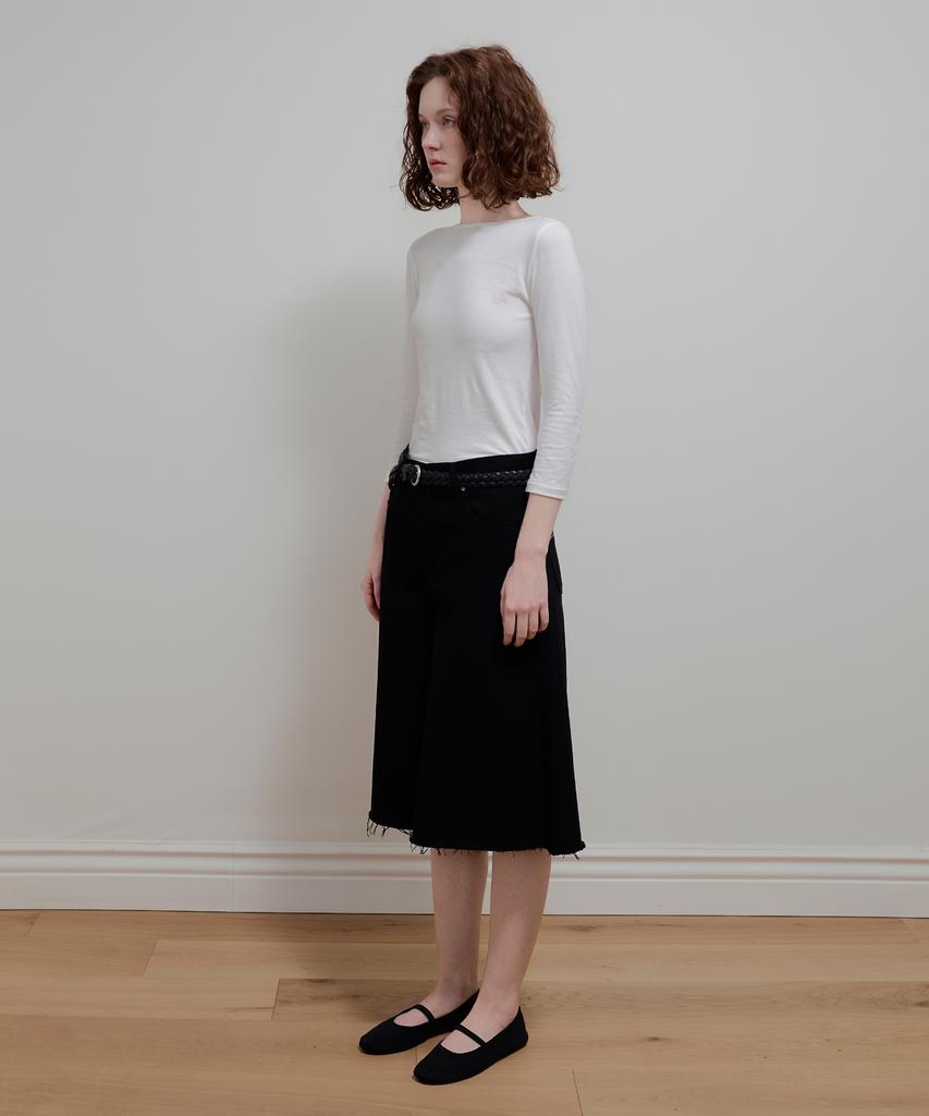 Aobteu Modal Half Sleeve T-Shirt - White