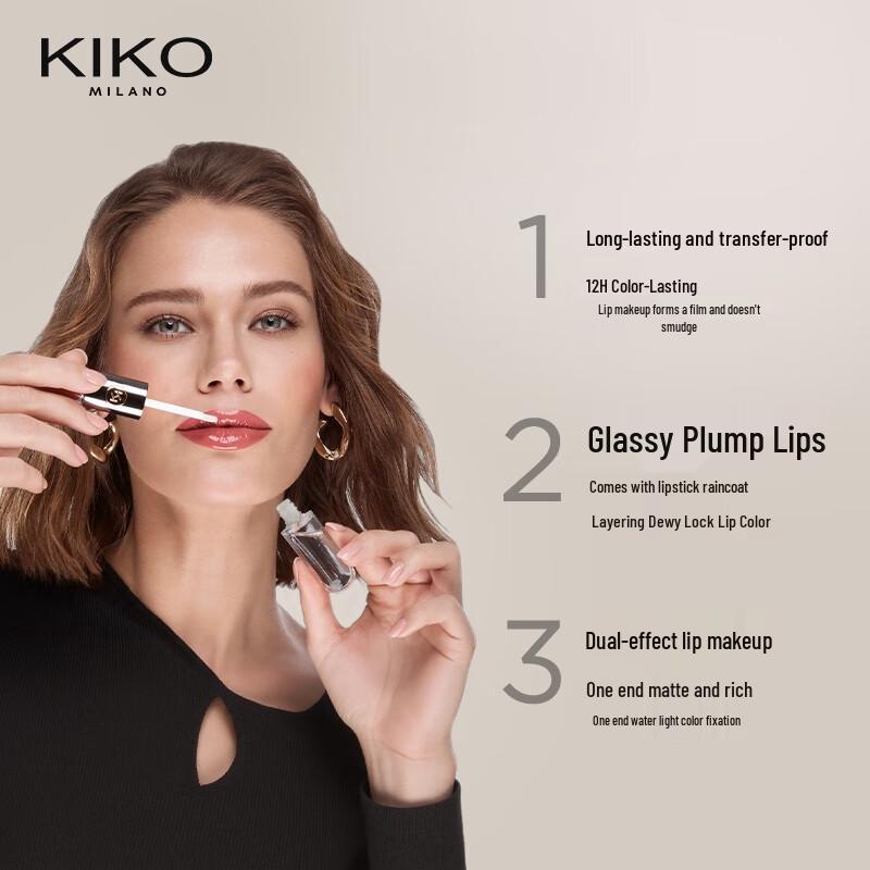 KIKO Unlimited Double Touch Flüssiger Lippenstift