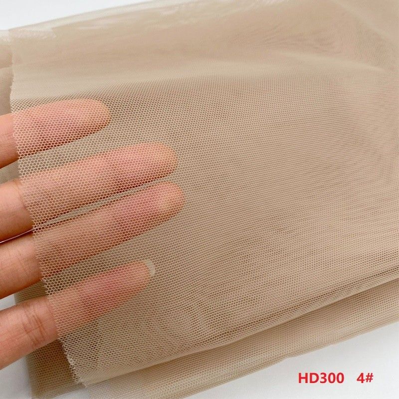 

Парик ручной вязки Импорт из Южной Кореи HD300 Кружевной экран DIY Плетение волос Сетчатое основание Изготовьте парик Практикуйте сетчатую ткань самостоятельно 4# Color half code (46*120cm)