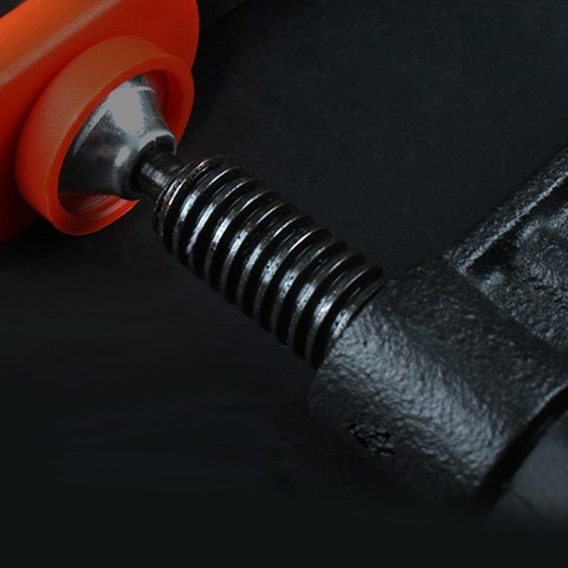 F Clamp with Ergonomic Design for Woodworking and Crafting Applications Heavy Duty Adjustable Metal Working Bar Clamp