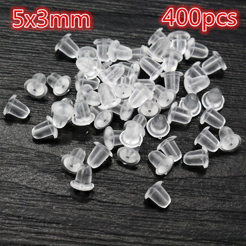 Multi-colors Metal and Plastic Earring Back Plug Cap Nail Accessories Anti-allergic Anti-inflammatory DIY Jewelry Accessories