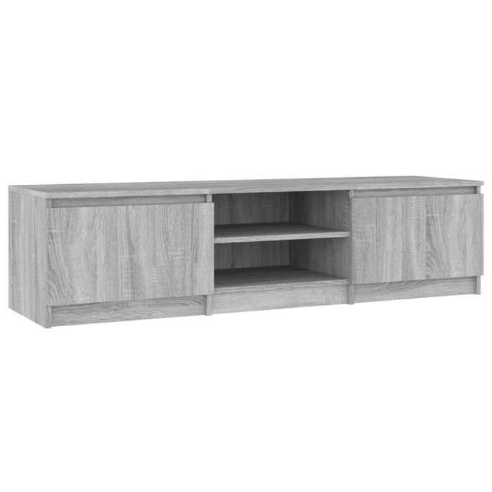 VidaXL TV Stand Sonoma Grey 140x40x35.5 Cm Engineered Wood 815358