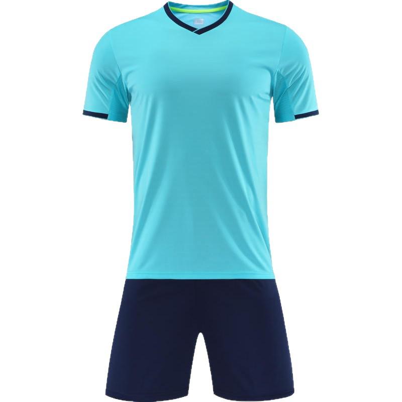 Drop-shipping Customized Football Uniform Set for Adults & Children - Printed Jerseys with Competition Numbers