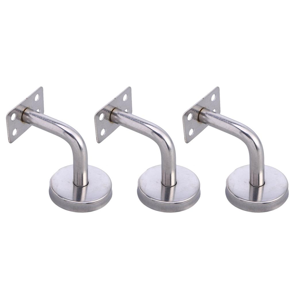 5Pcs High Quality Stainless Steel Handrail Bracket Wall Mounted Bannister Support for Commercial Residential Use Hotel