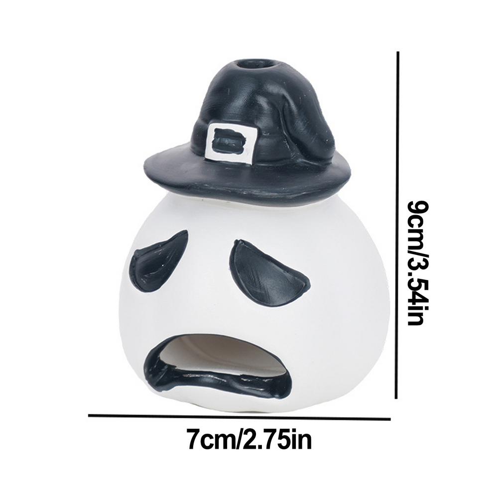 Gruselige aztekische Todespfeife, donnernde Echos antiker Krieger, die intensive menschliche Schreipfeife für Halloween-Partyzubehör