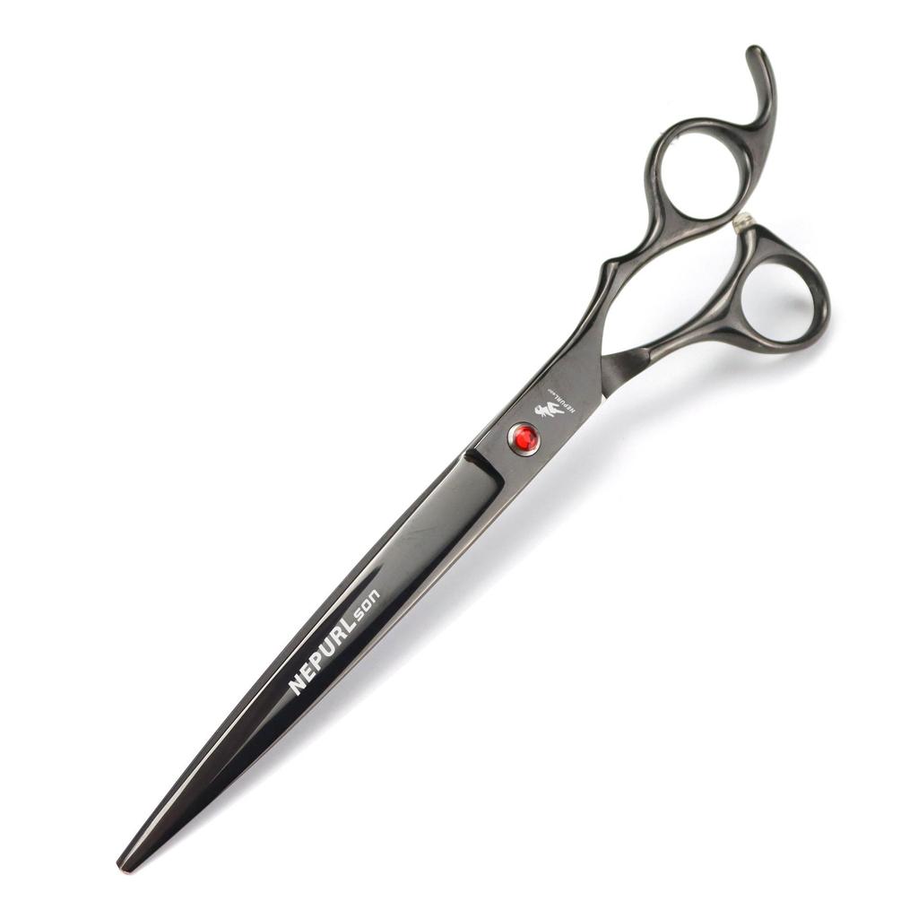 Napson 8.0" Color Hand-shaped Pet Grooming Straight Shears