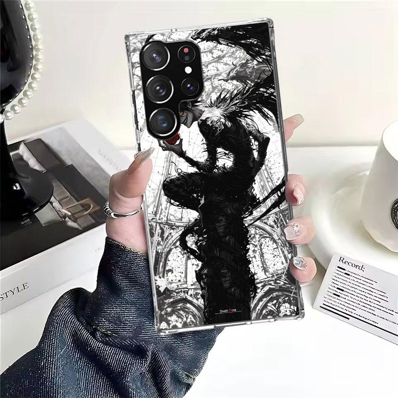 N-Note D-Death Anime Ryuk Soft Phone Case For Samsung Galaxy S22 S23 S24 S25 Edge S26 Ultra S20 FE S21 Plus + Fundas Coque Galax