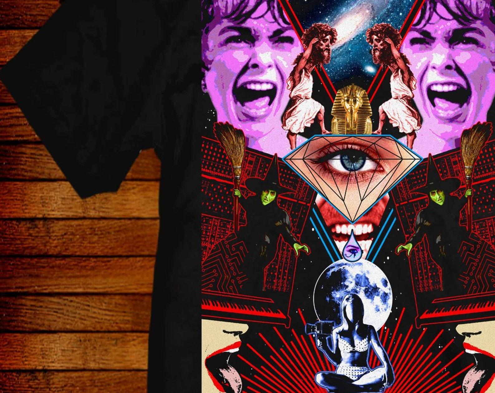 Art T shirt: Film Girl Collage Artwork by Jared Swart S