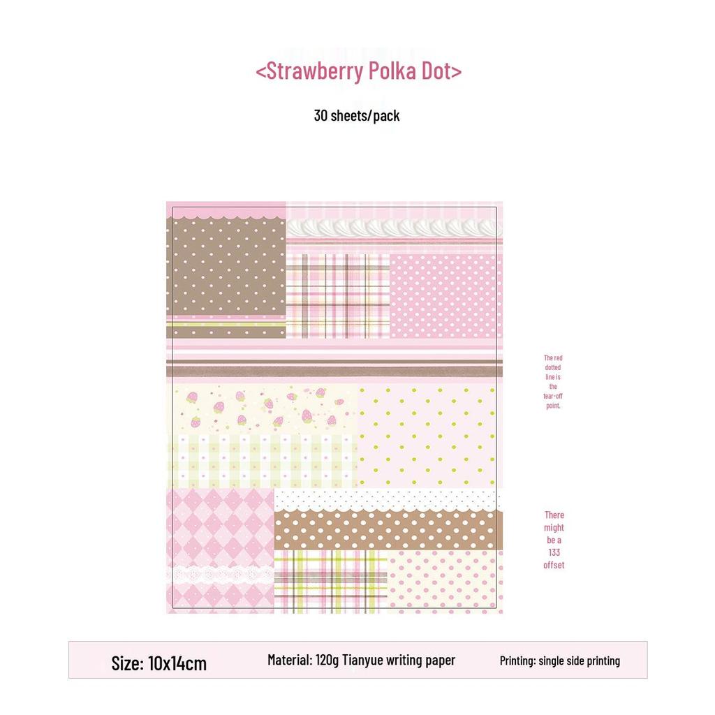 Patchwork Dream Town Sticky Notes: Planner Memo, Message, Collage Decoration Material
