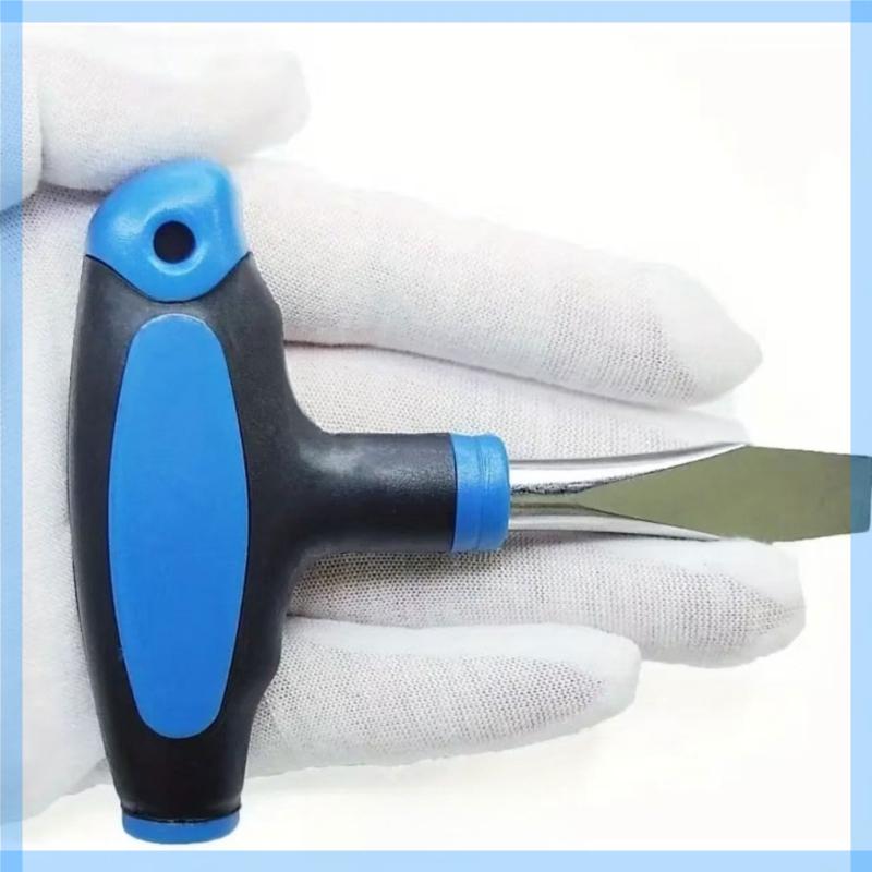 סט מברגי T רב-תכליתי להב רחב 10 מ"מ עיצוב ידית ארגונומי כלי פלדה לשימוש כבד והתאמות חצובה