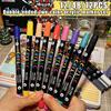 Professional Art Use48/72-Color Acrylic Paint Markers, Dual-Tip Fine And Brush Tip Pens, Suitable For Stone, Wood, Calligraphy