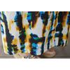 Dimanaf Plus Size New 2025 Women Summer Printing Dress Basic V-Neck Beach Casual Long Fashion Loose Dress