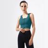 Women's Plus Size Front-Zip Sports Bra for Fitness & Yoga