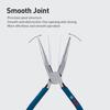 Bosch 3Pcs Pliers Set Chrome Vanadium Steel Hardened Teeth, Phosphated Black Finish, Ergonomic Dip-Molded Handles Long Nose & Diagonal Cutting Pliers