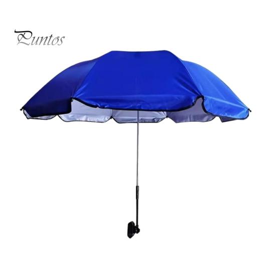 Chair Umbrella with Universal Clamp Adjustable UV Protection Waterproof Outdoor Camping Fishing Garden Backyard Patio Beach Chair Parasol