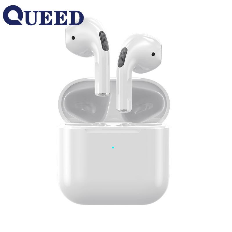 QUEED 4th Generation Pro4 Bluetooth Headphones: Noise-cancelling, Long Standby Life, Mini Semi-in-ear Wireless Headphones, Bluetooth