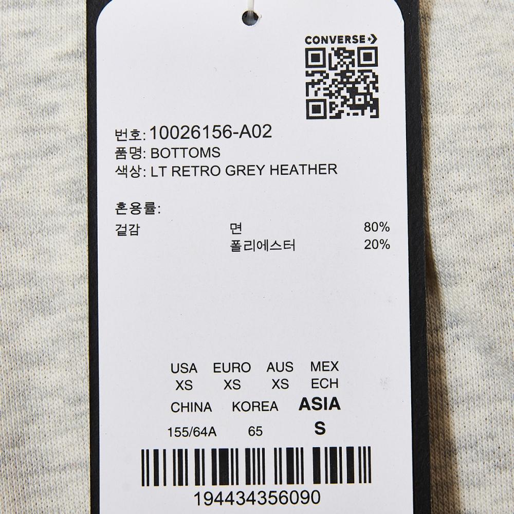 Converse Retro Chuck Pants 10026156 A02 Lt Retro Gray Heather