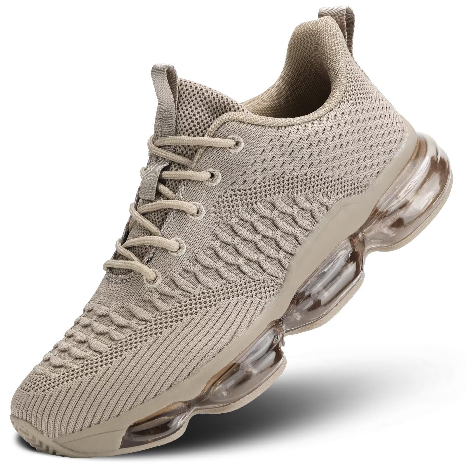 

Mevlzz Cushioned Sports Jogging Sneakers for Daily and Perfect for Commuting to Work or Size Men s Casual, Use, Travel, Running, School, Khaki, 26.5cm