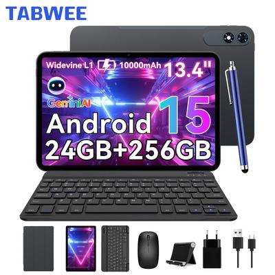 TABWEE T60 Pro Android 15 8GB RAM 256GB ROM Tablet 13.4" 5G WiFi 10000mAh  1200*1920 FHD Display  PC Tablet with Keyboard and Mouse