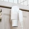 Self-adhesive Hair Dryer Holder Moisture-proof Punch Free Hair Dryer Stand Wall-mounted ABS Material Wall Storage Rack