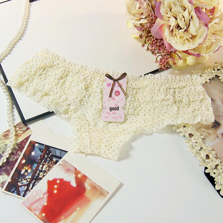 Culottes basses en dentelle résille élégantes: Lingerie pour femmes confortable, imprimée et transparente