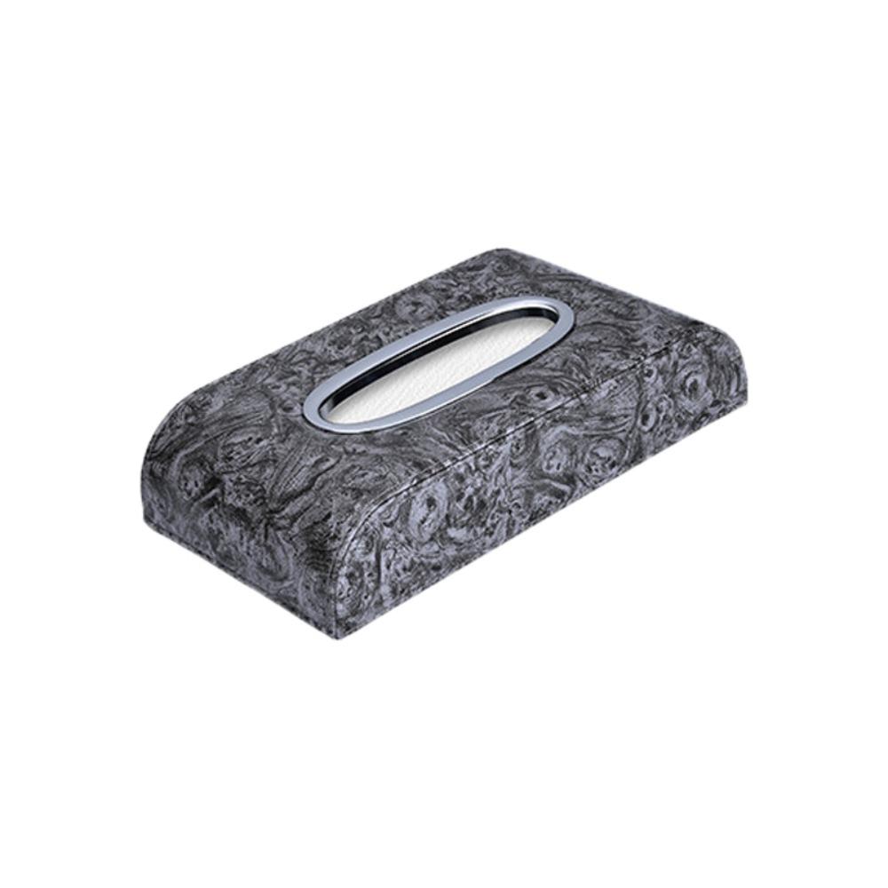 

Glossy Wood Grain Car Center Armrest Box Curved Design Car Paper Organizer Car Armrest серый