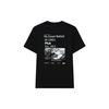 FILA Simple Brand Logo Fashion Sports Casual Loose Knit Round Neck Short Sleeve T-Shirt Men Tops Black F11M229116FBK