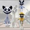 Cute Zoonomaly Plush Misfit Animal Zoo Stuffed Toy Short Fur Sitting Standing Skull Ghost