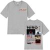 Rapper Niro Ox7 Graphic Tshirt Unisex Unisex Fashion Loose Casual Tshirts Hiphop Tshirts Summer Short Sleeves Vintage T Shirts