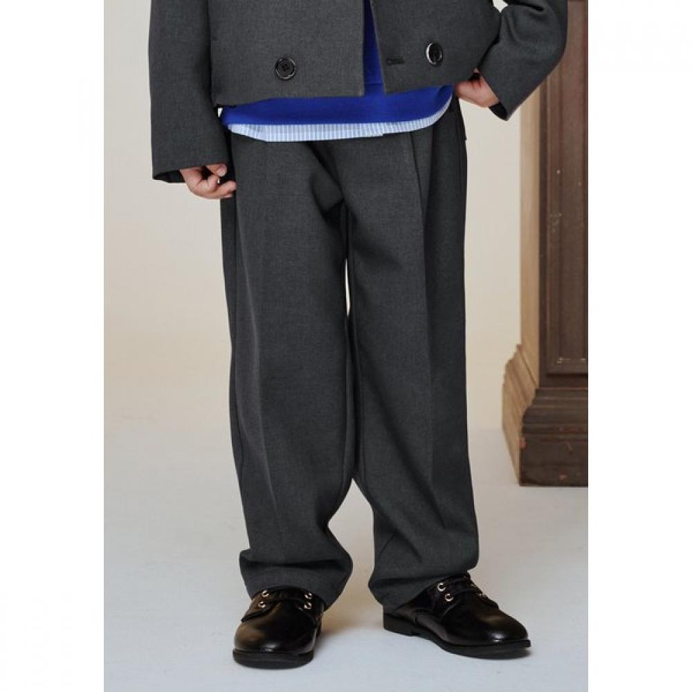 The Coffee Bean Tea Leaf Charcoal Pleated Pants Ba11pt07cg 130