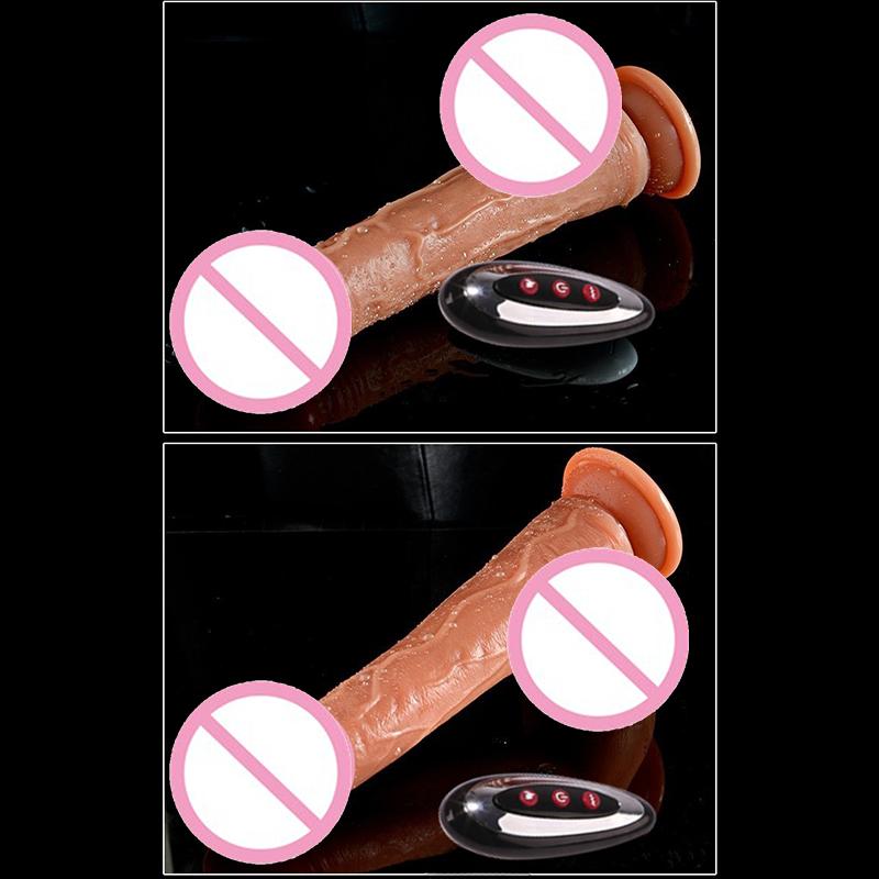 Thrusting Dildo Vibrator Sex Toys Realistic Dildos For G Spot Anal Stimulation Remote Control Penis Adult Toy For Women Couple