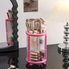 Transparent Makeup Brush & Pencil Organizer Set