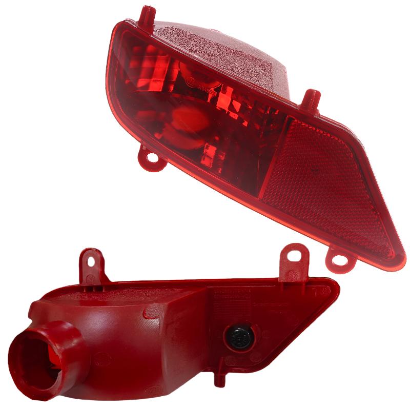 1Pcs Car Accessories Red Rear Fog Light Left Replacement For  3008 2009‑2016 Rear Bumper Lamp