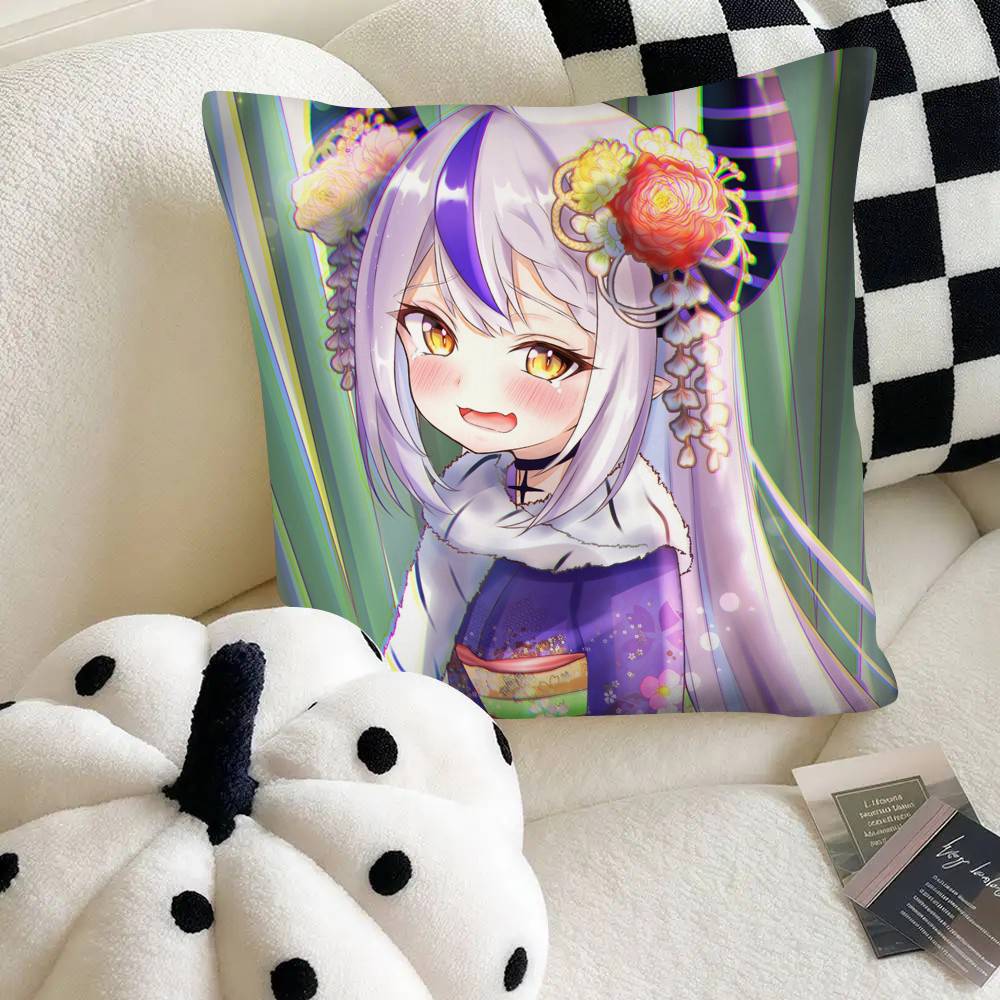 

La+ Darknesss Virtual Youtuber Cute Pillow Case Square Pillow Bedroom Sofa Leisure Comfort Cushion Car Home Decoration 16x16Inch