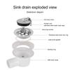 Sink Drain Strainer Stainless Steel Angle Fitting Waste Plug For Motorhome RV Boat Kitchen Bathroom Outdoor Camping Road Trip