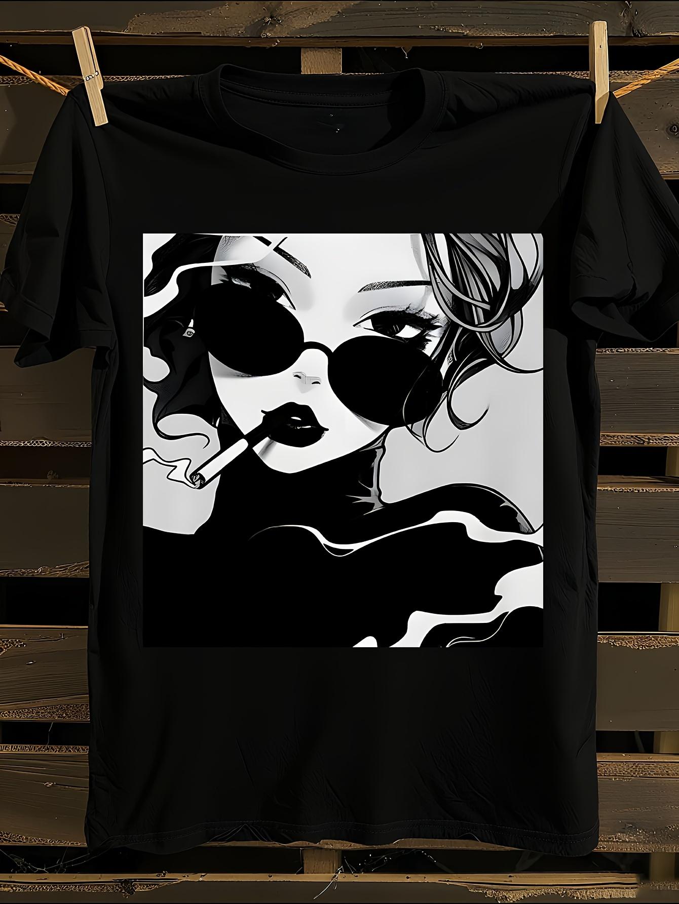 90s Anime Girl Graphic T-shirt XXXL