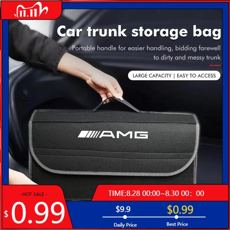 GLC GLB Auto Werkzeug Organizer Box Faltbare Aufbewahrungstasche Werkzeugkasten Kofferraum Für Mercedes Benz AMG W204 W205 W203 W211 W212 W213 W201 W210