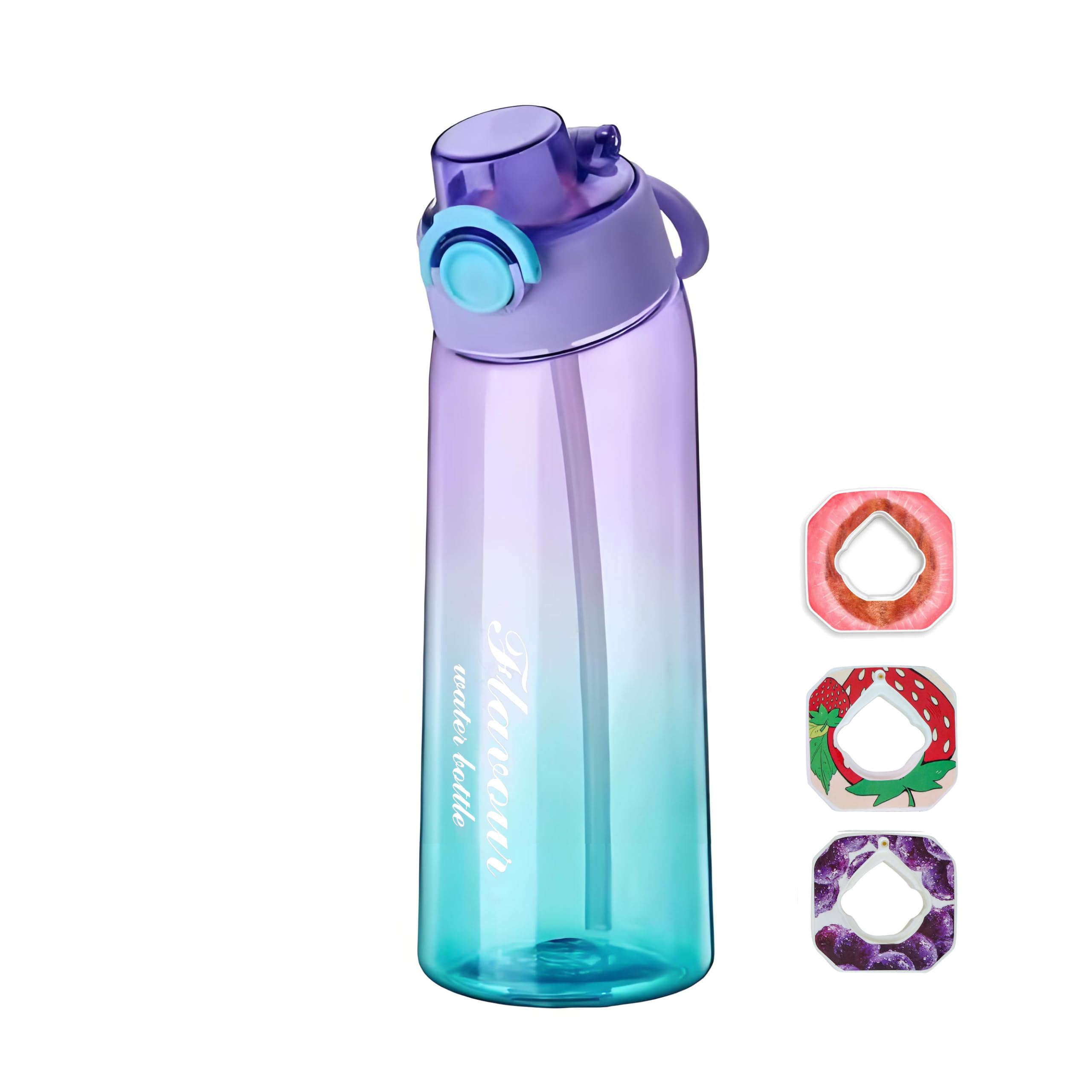 

MYEEDA Вода Большая Сделано с Фруктовый Прозрачный Спортивный Напиток Легко для Улицы Новый! Бутылка, 900 мл, Вместимость, Тритан, Соломинка, Ароматизатор, Пластик, Бутылка, фиолетовый