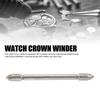 Silver Dual Head Chrome Steel Watch Winding Chuck  Watch Internal Component Maintenance