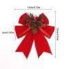 Checkered Ribbon Christmas Bows Buffalo Plaid Ribbon Bowknot Buffalo Plaid Bows  Holiday Party