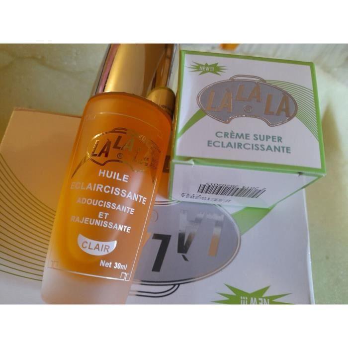 Huile Et Crème - 1XLalala - Éclaircissant Fort 30ml - Anti-Tâches - Résultats 7 Jours - Sans Parabène